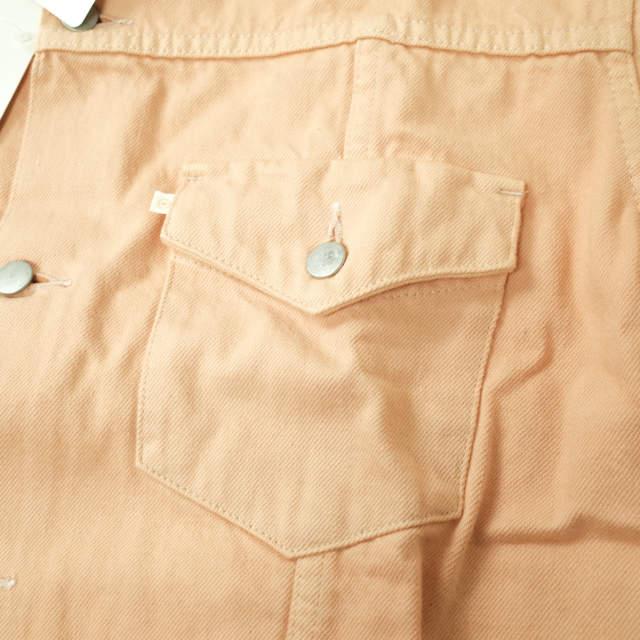 新品 WESTOVERALLS ウエストオーバーオールズ 20SS 857B DENIM TRACKER JACKET デニムトラッカージャケット S PALE ORANGE Gジャン g6442 |  | 04