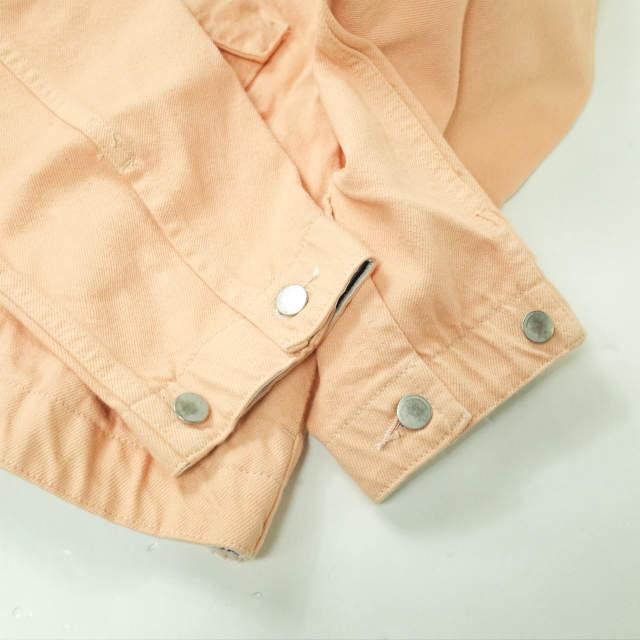 新品 WESTOVERALLS ウエストオーバーオールズ 20SS 857B DENIM TRACKER JACKET デニムトラッカージャケット S PALE ORANGE Gジャン g6442 |  | 05