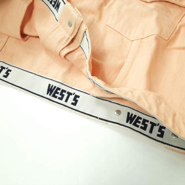 新品 WESTOVERALLS ウエストオーバーオールズ 20SS 857B DENIM TRACKER JACKET デニムトラッカージャケット S PALE ORANGE Gジャン g6442 |  | 07