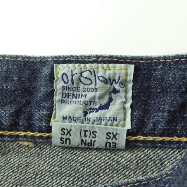 orslow オアスロウ 日本製 デニムユーズド 7105 カットオフデニムショーツ S(1) インディゴ ジーンズ ショートパンツ ボタンフライ g6456 |  | 02