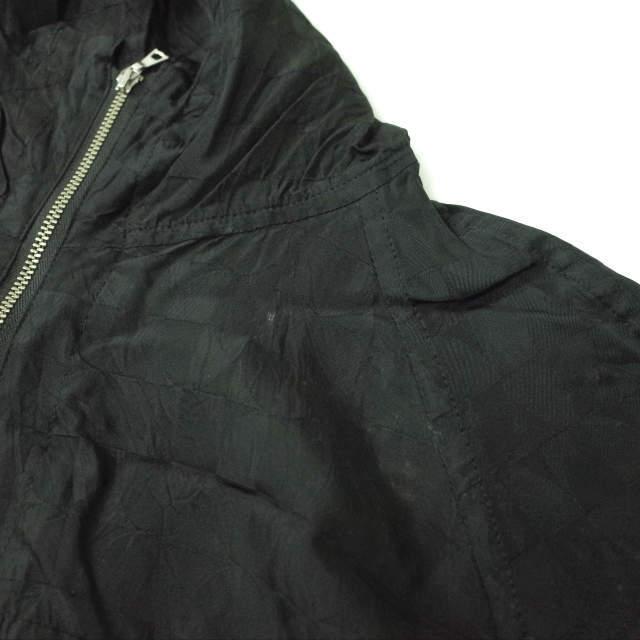 URU ウル 日本製 キュプラアノラックパーカー 14FUJ06 2 BLACK 総柄 ハーフジップ プルオーバー ジャケット トップス g6481 |  | 04