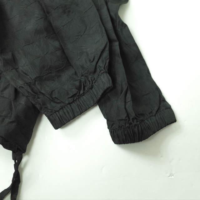 URU ウル 日本製 キュプラアノラックパーカー 14FUJ06 2 BLACK 総柄 ハーフジップ プルオーバー ジャケット トップス g6481 |  | 06