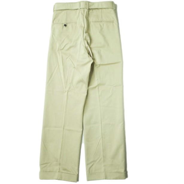 新品 UNUSED アンユーズド 20SS 日本製 BELTED PANTS ベルテッドチノパンツ UW0840 2 Beige ジップフライ ボトムス g6511 |  | 01