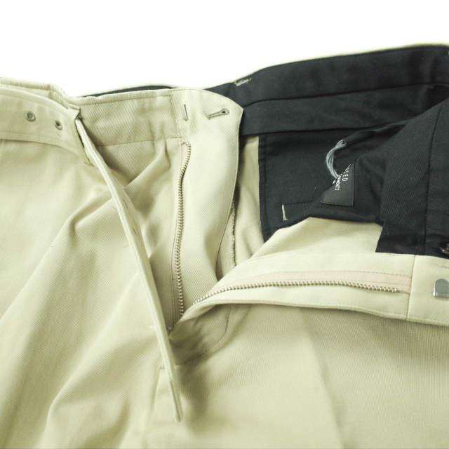 新品 UNUSED アンユーズド 20SS 日本製 BELTED PANTS ベルテッドチノパンツ UW0840 2 Beige ジップフライ ボトムス g6511 |  | 04
