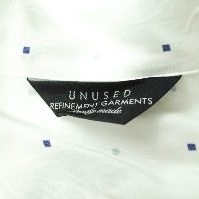 UNUSED アンユーズド 19SS 日本製 SQUARE DOT RAYON SHIRT スクエアードットレーヨンシャツ US1618 1 ホワイト 開襟 オープンカラー g6519 |  | 02