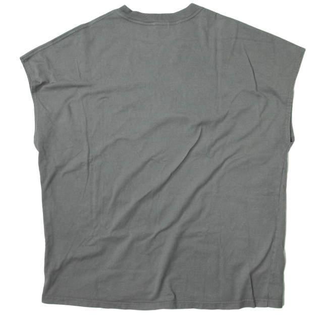 新品 URU ウル 22SS NO SLEEVE TEE 硫化バイオ加工 ドロップショルダー ノースリーブTシャツ 22SUC11 2 F.BLACK オーバーサイズ g6535 |  | 01