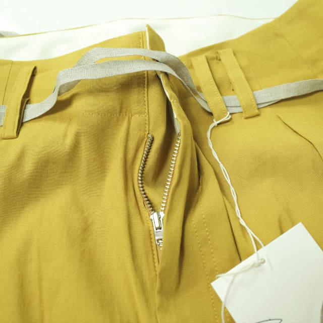 新品 ANCELLM アンセルム 22SS 日本製 LINEN VISCOSE STRAIGHT PANTS リネンヴィスコース ストレートパンツ ANC-PT08 1 YELLOW g6541 |  | 03