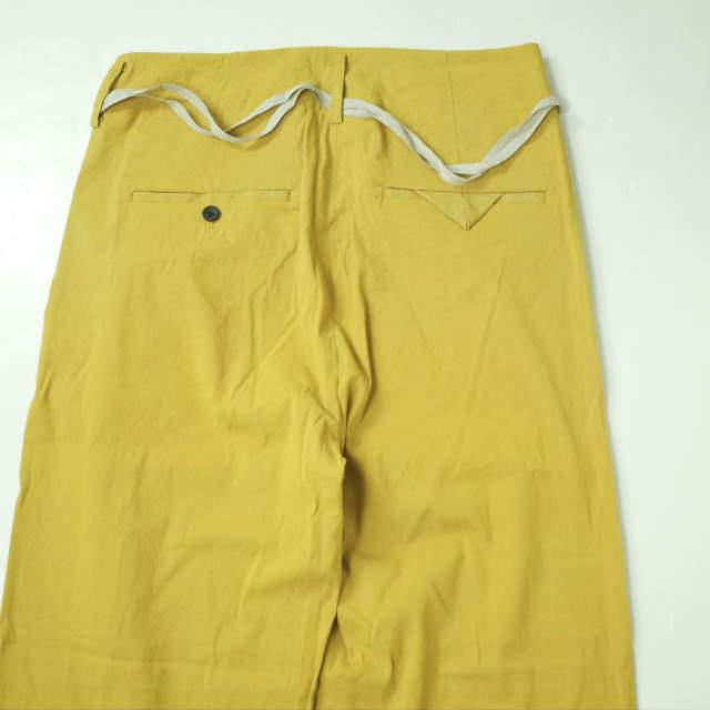 新品 ANCELLM アンセルム 22SS 日本製 LINEN VISCOSE STRAIGHT PANTS リネンヴィスコース ストレートパンツ ANC-PT08 1 YELLOW g6541 |  | 05