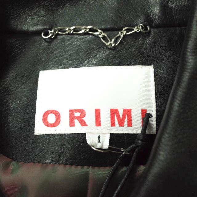 ORIMI レザージャケット オリミ トラッカージャケット オリミ ジャケット leather cropped blouson ブラック メンズ SIZE 2