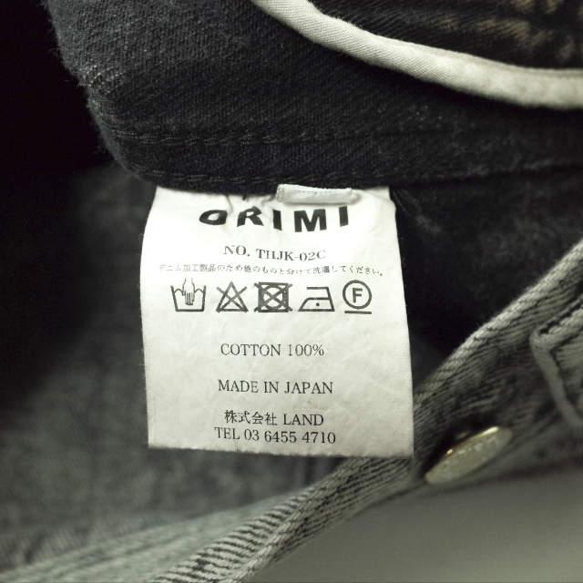 新品 ORIMI オリミ 22SS 日本製 CHEMICAL BLACK CROPPED BLOUSON 新品 ORIMI オリミ 22SS 日本製 CHEMICAL BLACK CROPPED BLOUSON