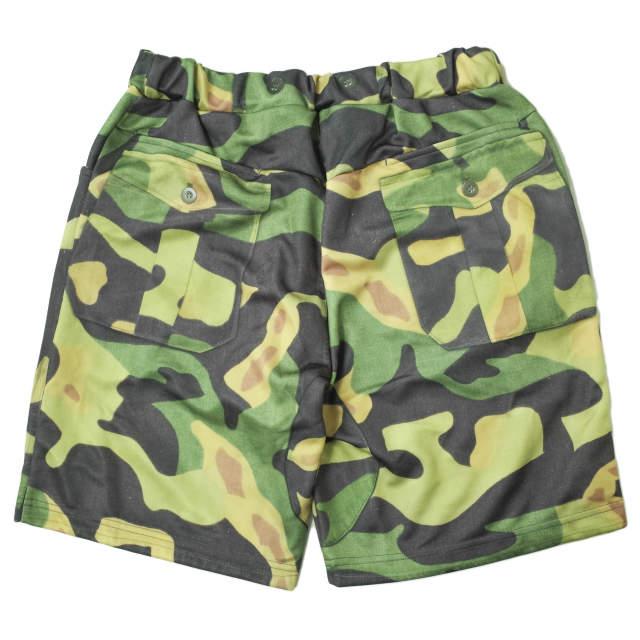 新品 TALKING ABOUT THE ABSTRACTION 日本製 カモフラージュ転写ショーツ CG-I-016 3 CAMO TATA 迷彩 イージー ショートパンツ g6594 |  | 01