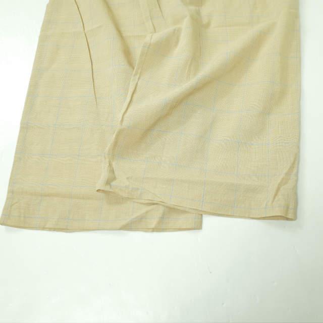 RITO リト 19SS DOUBLE WEST SHEER PANTS ダブルウエストシアーパンツ 0779RTS721P 38 ベージュ グレンチェック イージー ボトムス g6645 |  | 06