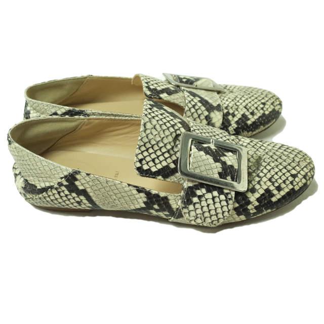 K.Spin ケースピン イタリア製 モンクストラップ フラットシューズ 36(23cm) パイソン パンプス シューズ g6662 |  | 02