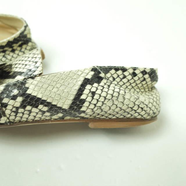 K.Spin ケースピン イタリア製 モンクストラップ フラットシューズ 36(23cm) パイソン パンプス シューズ g6662 |  | 06