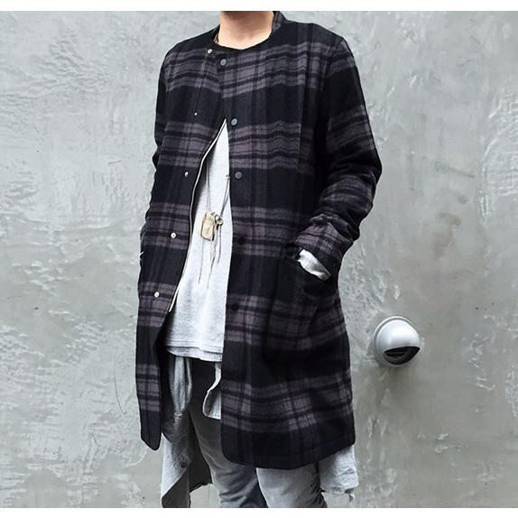 nonnative ノンネイティブ 日本製 CONTRACTOR COAT W/N PLAID CHECK