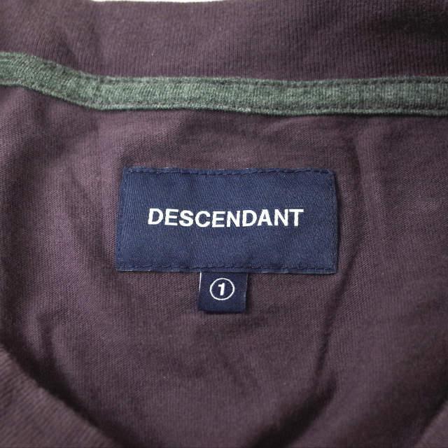DESCENDANT ディセンダント 日本製 MILITIA LEYARD TEE サーマルレイヤードTシャツ 1 ボルドー/グレー 長袖 L/S ポケット ワッフル g6705 |  | 02