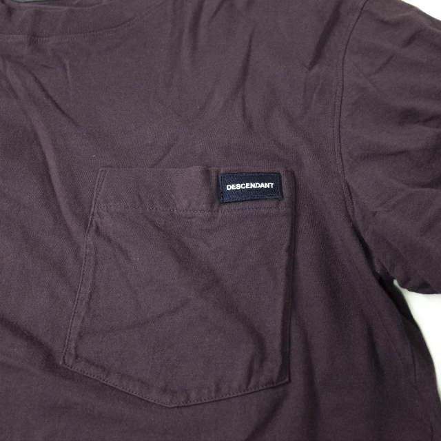 DESCENDANT ディセンダント 日本製 MILITIA LEYARD TEE サーマルレイヤードTシャツ 1 ボルドー/グレー 長袖 L/S ポケット ワッフル g6705 |  | 04