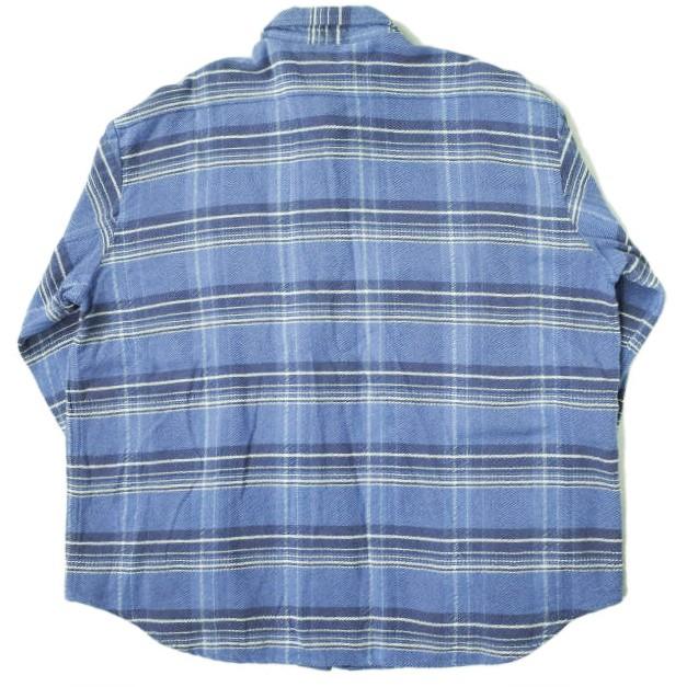 UNUSED アンユーズド 18AW 日本製 Check nel shirts コットン UNUSED アンユーズド 18AW 日本製 Check nel shirts コットン