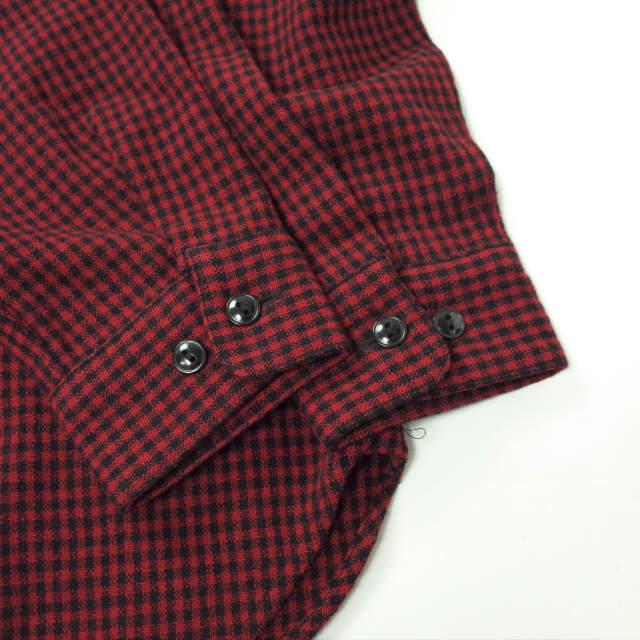 TENDERLOIN テンダーロイン 日本製 T-HOUND SHT ウールチェックシャツ S RED/BLACK 長袖 トップス g6723 |  | 04