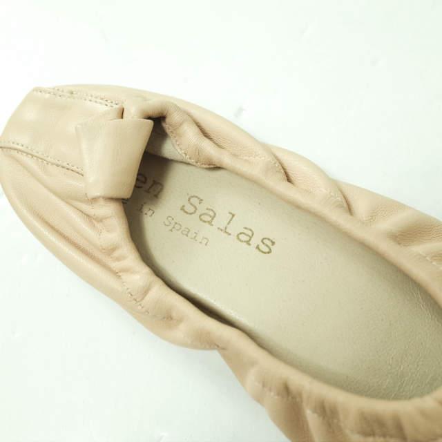 Carmen Salas カルメンサラス スペイン製 Ballete レザーバレエシューズ 35(22.5cm) ベージュ ラウンドトゥ シューズ g6823 |  | 06