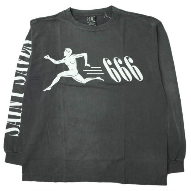 新品 SAINT MICHAEL セントマイケル 22SS LS TEE RUNNING ロング 新品 SAINT MICHAEL セントマイケル 22SS LS TEE RUNNING ロング