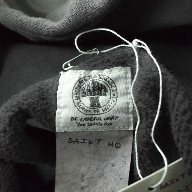 新品 SAINT MICHAEL セントマイケル x ヴィーロン 22SS HOODIE VLONE プルオーバーパーカー SM-S22-0000-070 L BLACK SAINT Mxxxxxx g6994 |  | 02