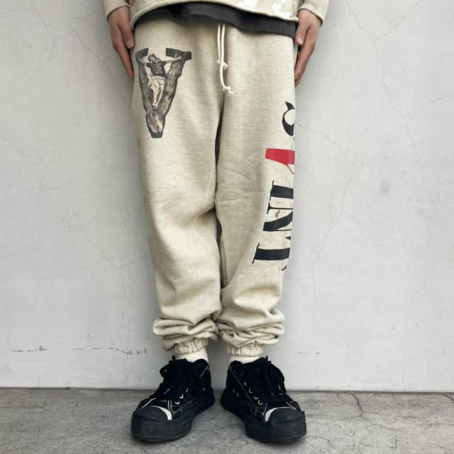 新品 SAINT MICHAEL セントマイケル x ヴィーロン 22SS SWEAT PANTS