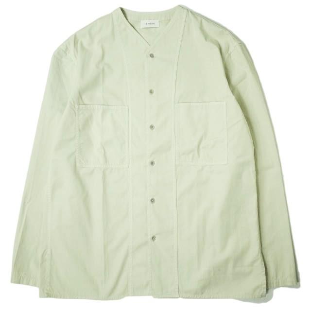 新品 LEMAIRE ルメール 22SS V-NECK SHIRT コットンギャバジン V 新品 LEMAIRE ルメール 22SS V-NECK SHIRT コットンギャバジン V