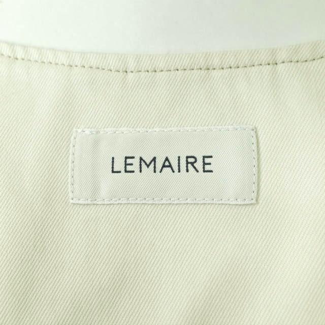 新品 LEMAIRE ルメール 22SS BUTTON NECK TOP コットンツイル ボタンネックプルオーバーシャツ M221 TO132 LF729 46 CREAMY WHITE g7026｜looponline｜03