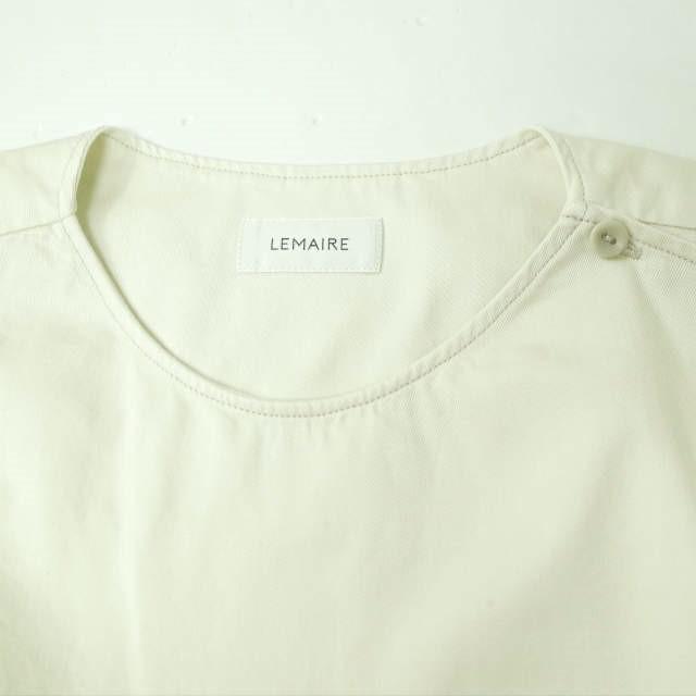 新品 LEMAIRE ルメール 22SS BUTTON NECK TOP コットンツイル ボタンネックプルオーバーシャツ M221 TO132 LF729 48 CREAMY WHITE g7028 |  | 03