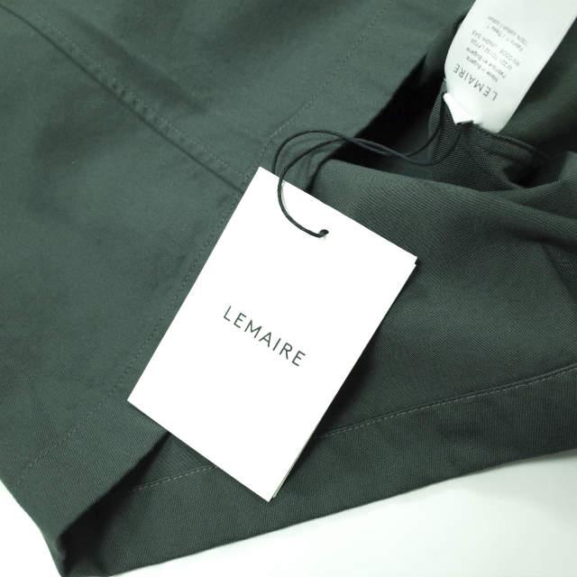 新品 LEMAIRE ルメール 22SS BUTTON NECK TOP コットンツイルボタン 