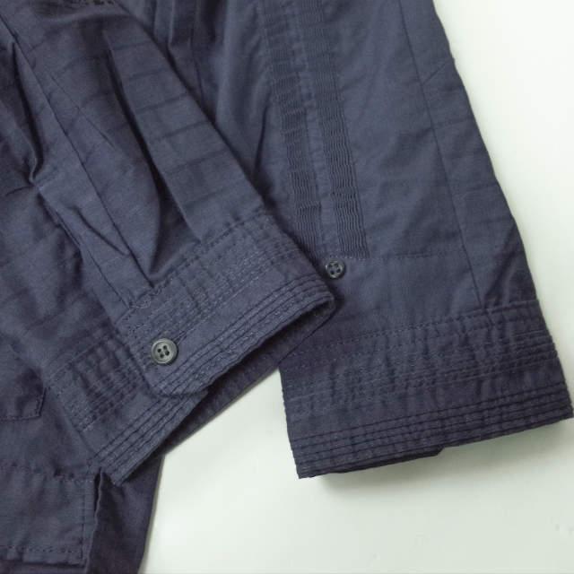 ink インク 日本製 UNITY CODA リメイクキューバシャツ L NAVY 長袖 オープンカラー 開襟 再構築 トップス g7106 |  | 05