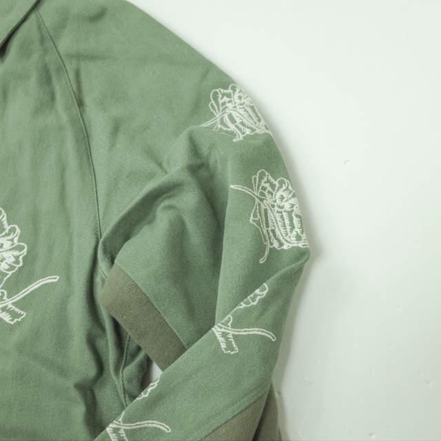 ink インク 日本製 SEWING HAND COACH JACKET ソーイングハンド コーチジャケット L オリーブ リメイク 再構築 Kurry アウター g7107 |  | 06