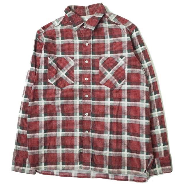 UNUSED アンユーズド 日本製 Cotton Flannel Check Shirt コットン 