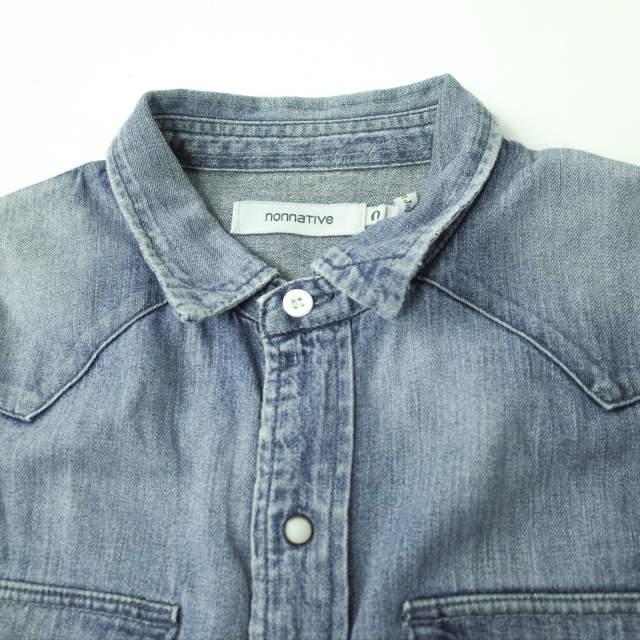 nonnative ノンネイティブ RANCHER SHIRT 7.5oz DENIM VW ダメージ加工 