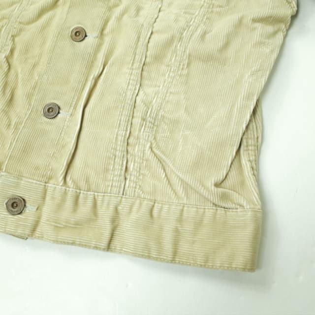 BONCOURA ボンクラ 日本製 コールテンGジャン 36 BEIGE コーデュロイ