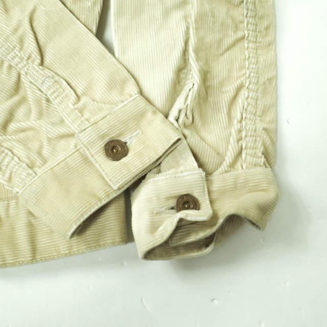 BONCOURA ボンクラ 日本製 コールテンGジャン 36 BEIGE コーデュロイ