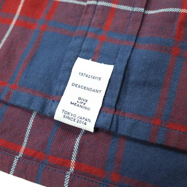 DESCENDANT ディセンダント 日本製 MILPITAS CHECK LS SHIRT