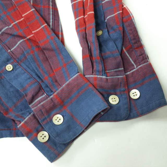 DESCENDANT ディセンダント 日本製 MILPITAS CHECK LS SHIRT ミルピタス マドラスチェックシャツ 1 RED/BLUE 長袖 CPO トップス g7181 |  | 04