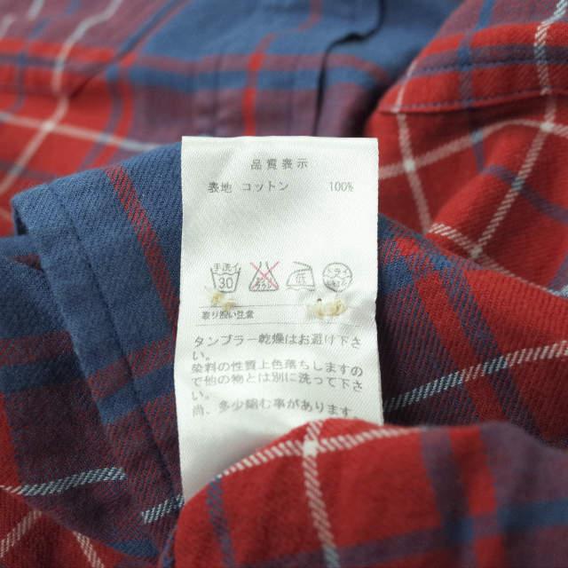 DESCENDANT ディセンダント 日本製 MILPITAS CHECK LS SHIRT ミルピタス マドラスチェックシャツ 1 RED/BLUE 長袖 CPO トップス g7181 |  | 06