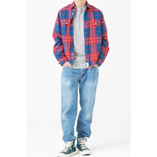 DESCENDANT ディセンダント 日本製 MILPITAS CHECK LS SHIRT ミルピタス マドラスチェックシャツ 1 RED/BLUE 長袖 CPO トップス g7181 |  | 07