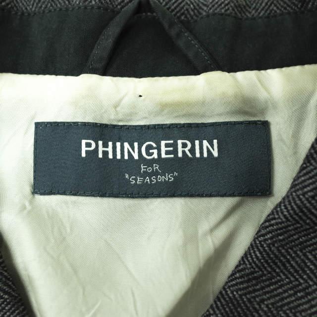 PHINGERIN フィンガリン TAILORED COACH JACKET TWEED ヘリンボーンツイード コーチジャケット PD-142-JK-061 S グレー ウール g7210 |  | 06