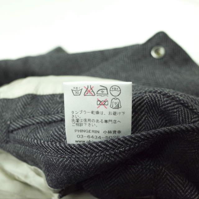 PHINGERIN フィンガリン TAILORED COACH JACKET TWEED ヘリンボーンツイード コーチジャケット PD-142-JK-061 S グレー ウール g7210 |  | 08