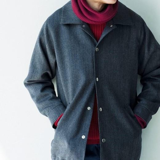 PHINGERIN フィンガリン TAILORED COACH JACKET TWEED ヘリンボーンツイード コーチジャケット PD-142-JK-061 S グレー ウール g7210 |  | 09