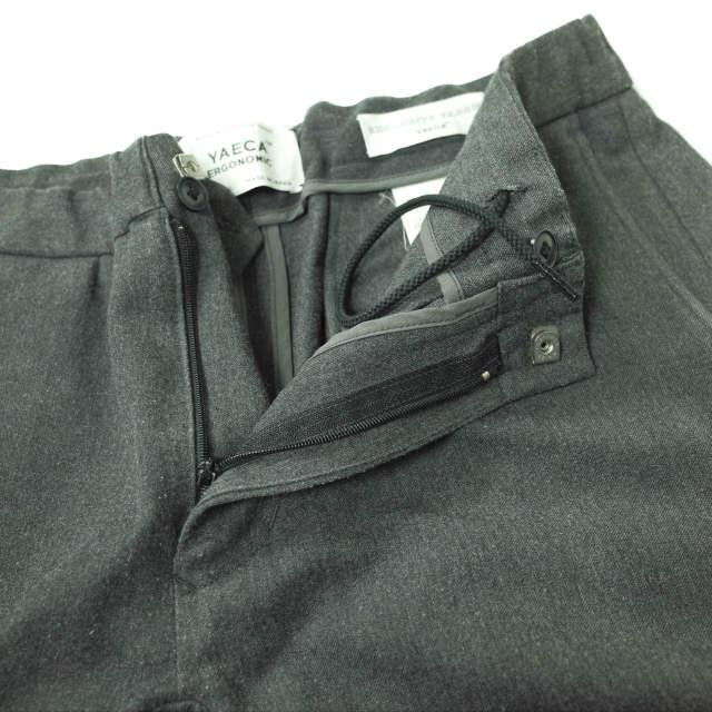 YAECA ERGONOMIC ヤエカ エルゴノミック 日本製 2WAY Tapered Pants テーパードパンツ 13661 S CHARCOAL GRAY イージー スラックス g7213 |  | 03