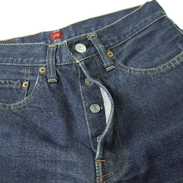RESOLUTE リゾルト 日本製 710 Tight Straight(66モデル) スリムセルビッチデニムパンツ 28 インディゴ LEVI'S 501 ジーンズ g7221 |  | 03