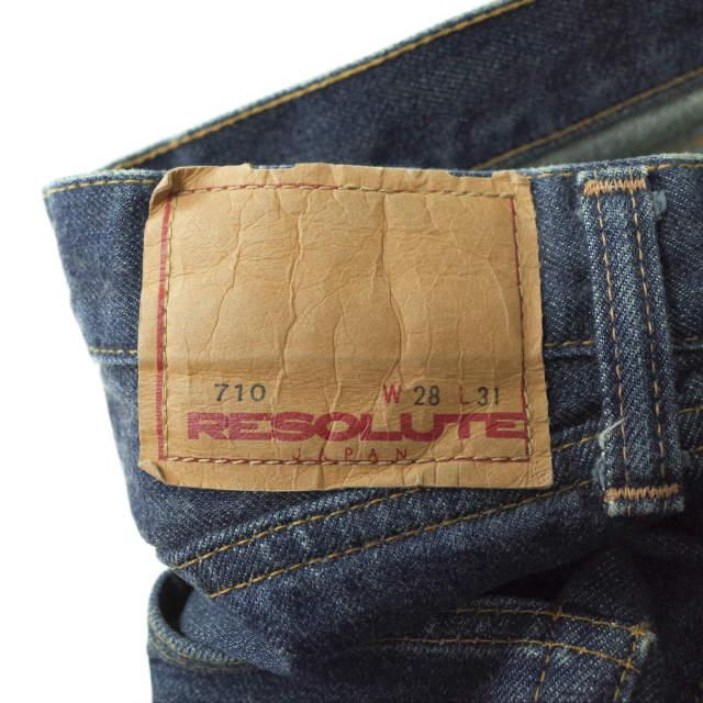 RESOLUTE リゾルト 日本製 710 Tight Straight(66モデル) スリムセルビッチデニムパンツ 28 インディゴ LEVI'S 501 ジーンズ g7221 |  | 06