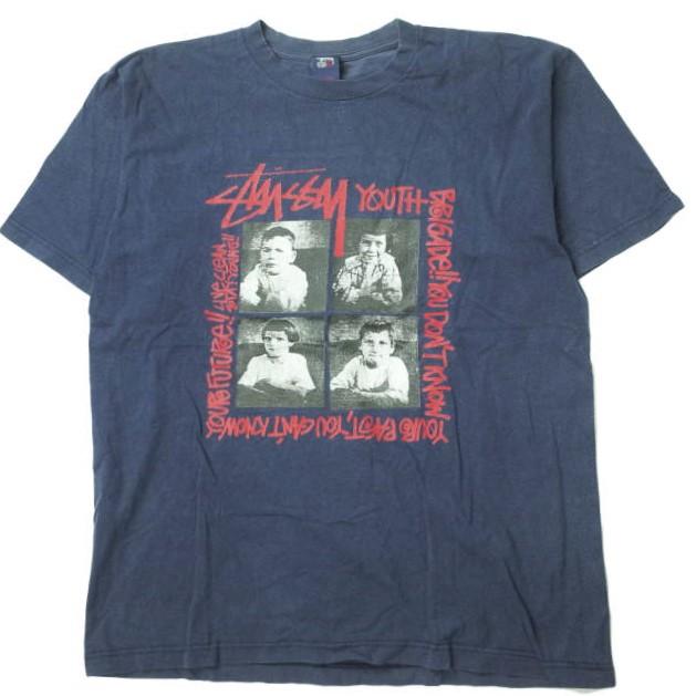 STUSSY ステューシー Youth Brigade Tee 4キッズ フォトプリント STUSSY ステューシー Youth Brigade Tee 4キッズ フォトプリント