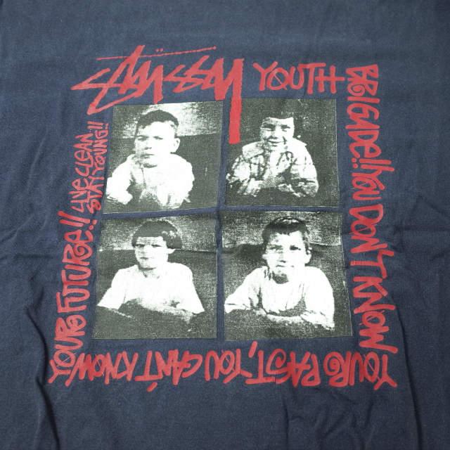 STUSSY ステューシー Youth Brigade Tee 4キッズ フォトプリント STUSSY ステューシー Youth Brigade Tee 4キッズ フォトプリント