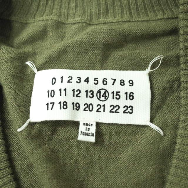 21SS　 Maison Margiela　マルジェラ　Мロゴ　半袖 ニット 21SS Maison Margiela マルジェラ Мロゴ 半袖 ニット